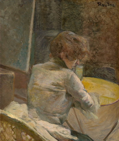 Waiting, c. 1887 -  Henri de Toulouse Lautrec - McGaw Graphics