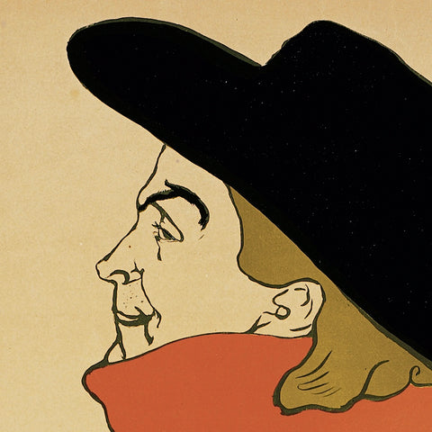 Aristide Bruant (detail) -  Henri de Toulouse Lautrec - McGaw Graphics