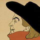 Aristide Bruant (detail) -  Henri de Toulouse Lautrec - McGaw Graphics