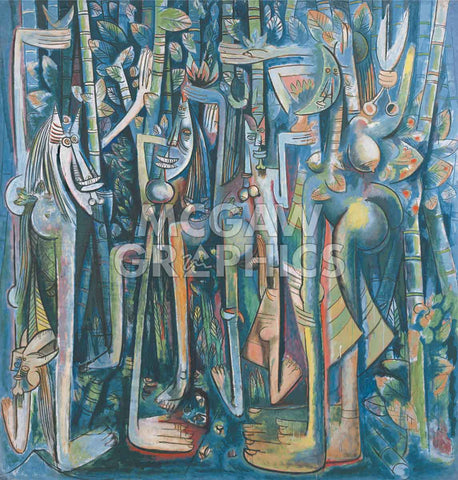 The Jungle, 1943 -  Wifredo Lam - McGaw Graphics