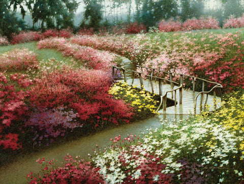 Monet’s Flower Garden -  Zhen-Huan Lu - McGaw Graphics
