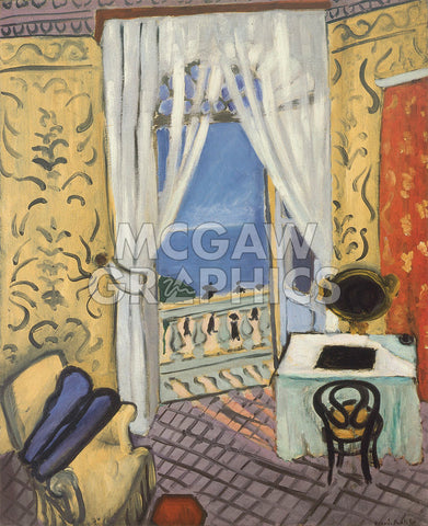 Interior with a Violin Case -  Henri Matisse - McGaw Graphics
