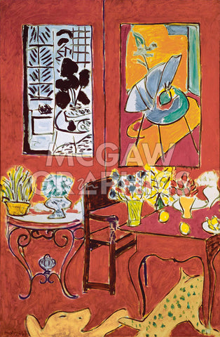 Large Red Interior, 1948 -  Henri Matisse - McGaw Graphics