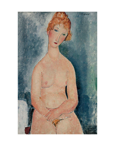 Seated Nude, ca. 1918 -  Amedeo Modigliani - McGaw Graphics