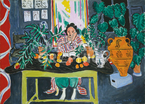 Interior with an Etruscan Vase (Int√©rieur au vase √©trusque), 1940 -  Henri Matisse - McGaw Graphics