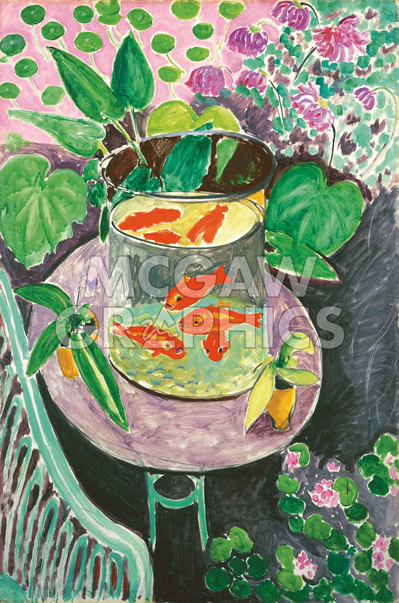 Henri Matisse 【gold fish】　高精細刷特別額装品 Matisse, Goldfish (article) | Khan Academy