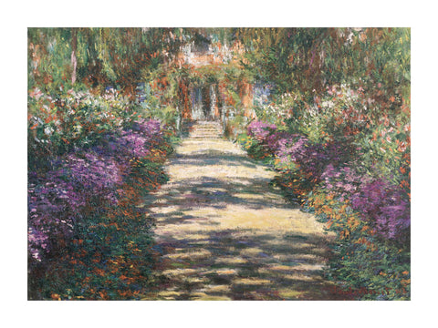 Garden at Giverny -  Claude Monet - McGaw Graphics