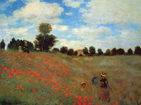 Wild Poppies -  Claude Monet - McGaw Graphics