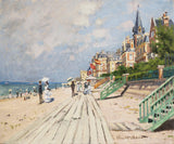 Beach at Trouville, 1870 -  Claude Monet - McGaw Graphics