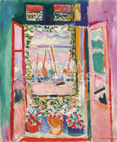 The Open Window, Collioure, 1905 -  Henri Matisse - McGaw Graphics