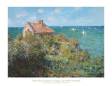 Fisherman's Cottage on the Cliffs at Varengeville, 1882 -  Claude Monet - McGaw Graphics