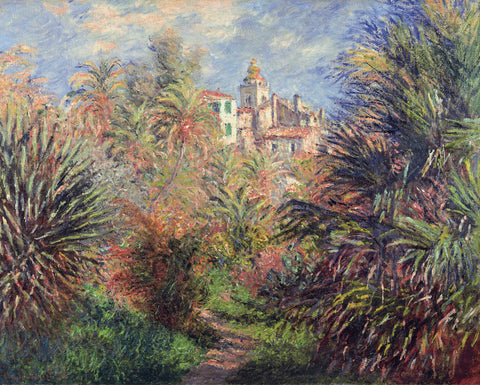 Gardens at Bordighera, 1884 -  Claude Monet - McGaw Graphics