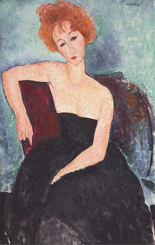 Red-Headed Woman -  Amedeo Modigliani - McGaw Graphics