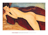 Reclining Nude from the Back, 1917 -  Amedeo Modigliani - McGaw Graphics