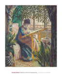 Madame Monet Embroidering, 1875 -  Claude Monet - McGaw Graphics