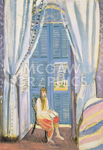 The Venetian Blinds (Les Persiennes), 1919 -  Henri Matisse - McGaw Graphics