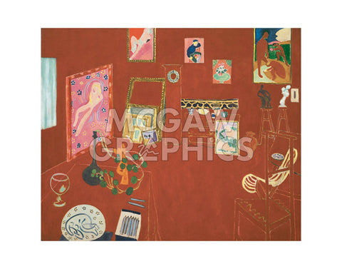 The Red Studio -  Henri Matisse - McGaw Graphics