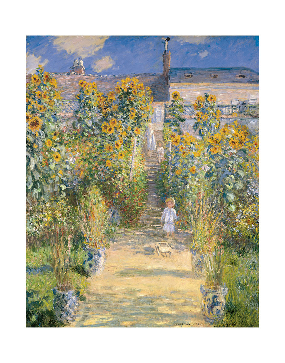 The Artist's Garden at Vetheuil, 1880 | McGaw Graphics