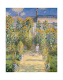 The Artist's Garden at Vetheuil, 1880 -  Claude Monet - McGaw Graphics