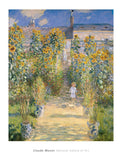 The Artist's Garden at Vetheuil, 1880 -  Claude Monet - McGaw Graphics