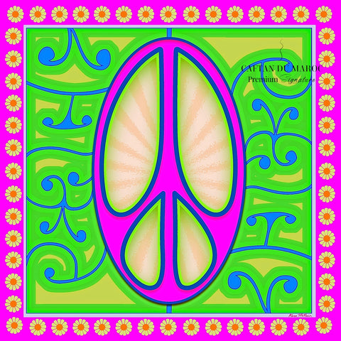 Peace sign (purple) -  Kem McNair - McGaw Graphics