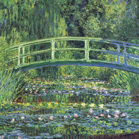 Water Lily Pond, 1899 (blue) -  Claude Monet - McGaw Graphics