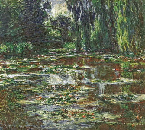The Bridge Over the Water Lily Pond, 1905 -  Claude Monet - McGaw Graphics