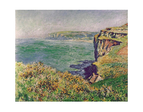 The Cliff at Varengeville, 1882 -  Claude Monet - McGaw Graphics
