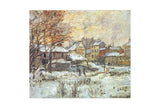 Snow Effect, Sunset -  Claude Monet - McGaw Graphics