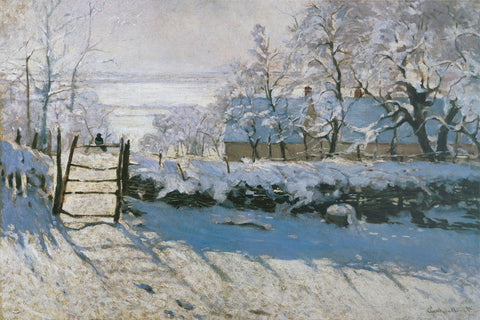 The Magpie, 1869 -  Claude Monet - McGaw Graphics