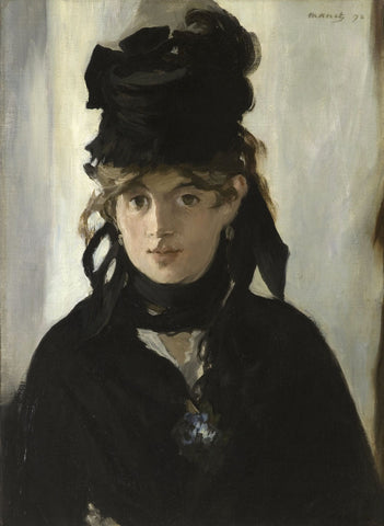 Berthe Morisot with Bouquet of Violets, 1872 -  Edouard Manet - McGaw Graphics