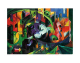 Abstract with Cattle -  Franz Marc - McGaw Graphics