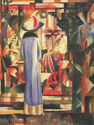 Large Bright Showcase -  August Macke - McGaw Graphics