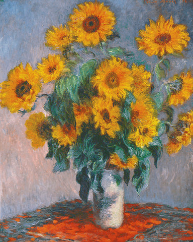 Vase of Sunflowers -  Claude Monet - McGaw Graphics