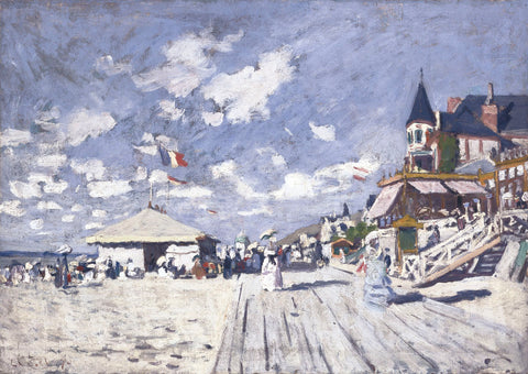 Sur les planches de Trouville -  Claude Monet - McGaw Graphics