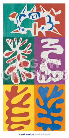 Panel with Mask, 1947 -  Henri Matisse - McGaw Graphics