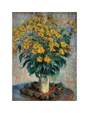 Jerusalem Artichoke Flowers, 1880 -  Claude Monet - McGaw Graphics