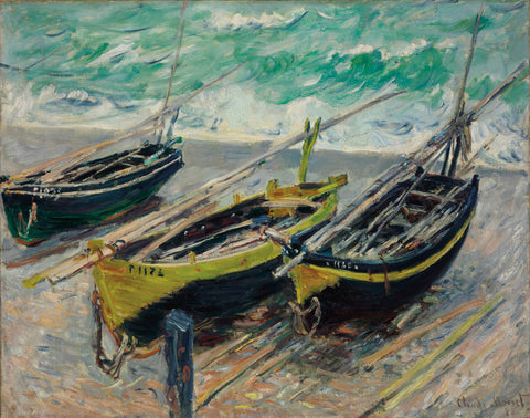Three Fishing Boats, 1886 -  Claude Monet - McGaw Graphics