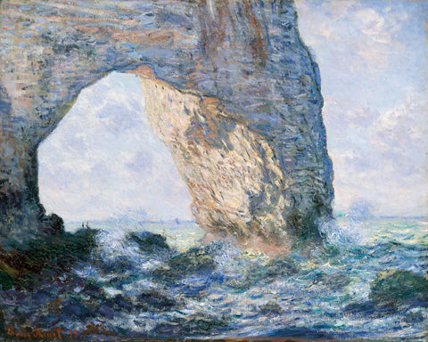La Manneporte (Etretat), 1883 -  Claude Monet - McGaw Graphics
