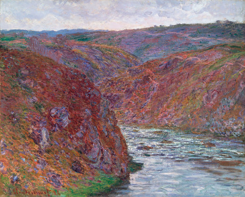 Valley of the Creuse (Gray Day), 1889 -  Claude Monet - McGaw Graphics