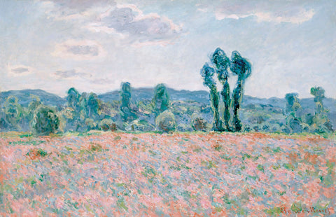 Poppy Field, 1890 -  Claude Monet - McGaw Graphics