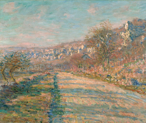 Road of La Roche Guyon, 1880 -  Claude Monet - McGaw Graphics