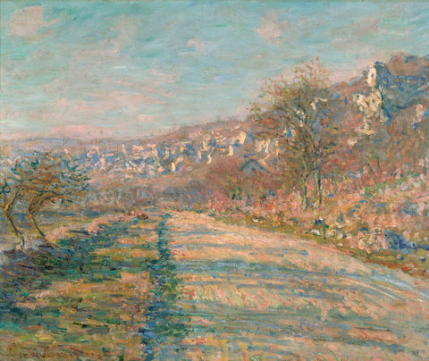 Road of La Roche Guyon, 1880 -  Claude Monet - McGaw Graphics