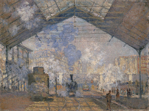 The Saint-Lazare Station, 1877 -  Claude Monet - McGaw Graphics