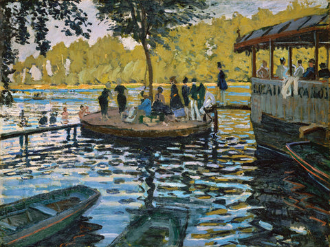 La Grenouillere, 1869 -  Claude Monet - McGaw Graphics