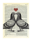 Pigeons in Love -  Marion McConaghie - McGaw Graphics