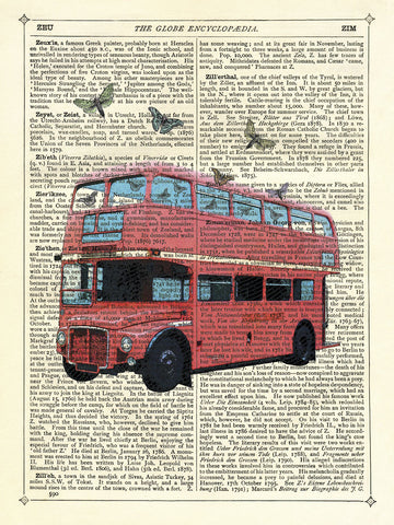 Butterfly London Bus -  Marion McConaghie - McGaw Graphics