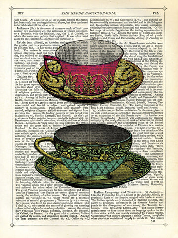Vintage Cups -  Marion McConaghie - McGaw Graphics