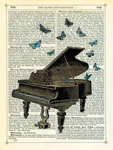 Piano & Butterflies -  Marion McConaghie - McGaw Graphics
