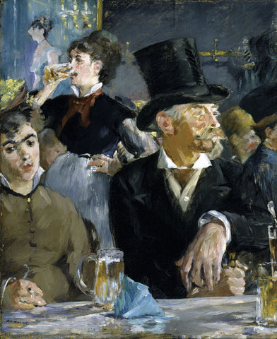 At the Cafe, c. 1879 -  Edouard Manet - McGaw Graphics